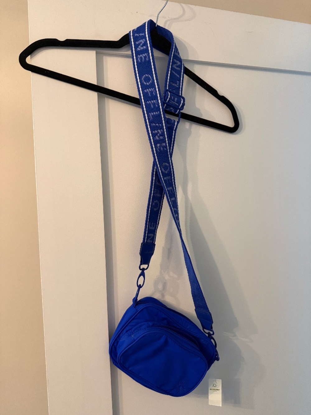 NWT Aerie OFFLINE Crossbody Bag Blue Adjustable Strap One Size